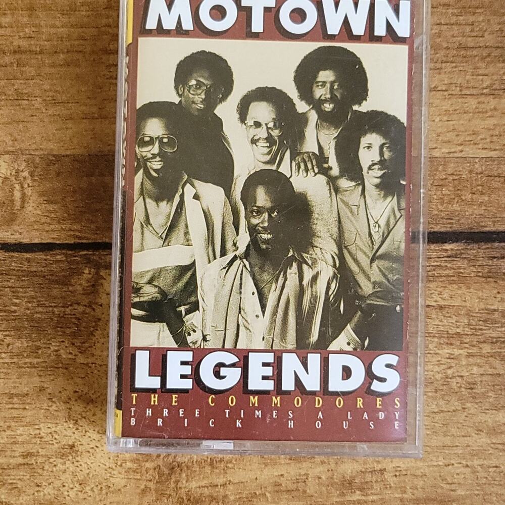 Vtg 1993 The Commodores Three Times A Lady Brick House Cassette Tape